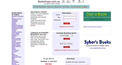 Desktop Screenshot of bookshops.com.au